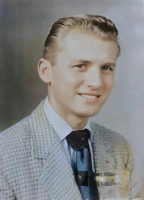 arafed photo of a man in a suit and tie holding a glass, around 1 9 years old, a colorized photo, taken in the early 2020s, old ...