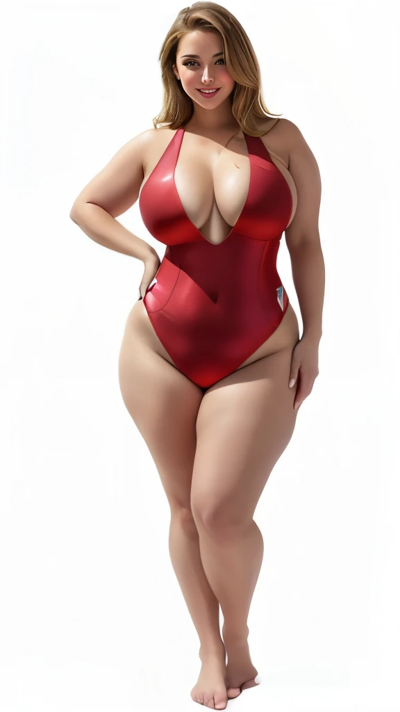 red swim wear