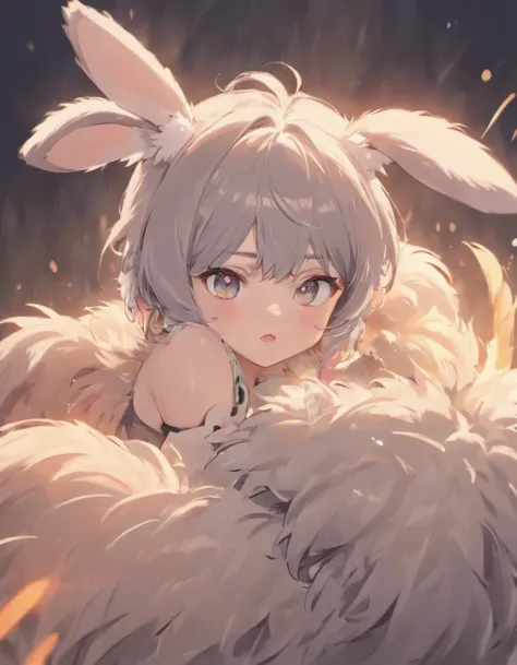 ((Furry)), bunny, grey-fur