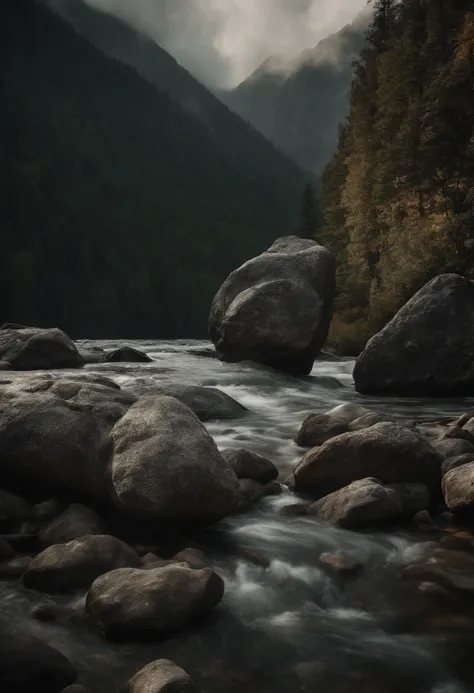 Behold、when you hit a rock、water is gushing out of the rock