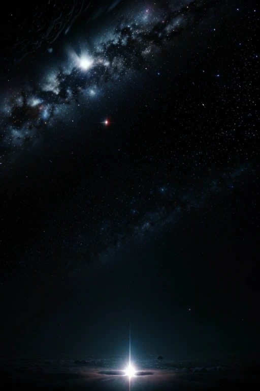 a dark, cosmic background to set the space theme. Use blackss to create a sense of the vastness of space.