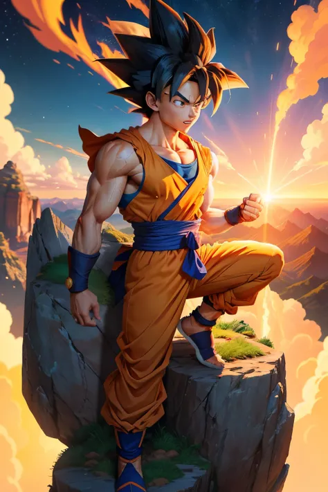 Goku na montanha