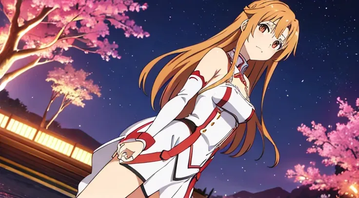 asuna yuuki in the night