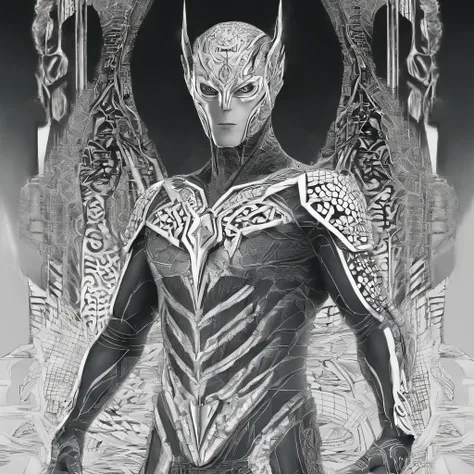 [ Amazing | astounding | delicated ] Ultraman frontal portrait ，[Visually inspect the audience] （Best quality， tmasterpiece）， 1人，combat scene， City smoke background，（Lines are clear but complex），Ultra-clear image quality，32K，long-focus。