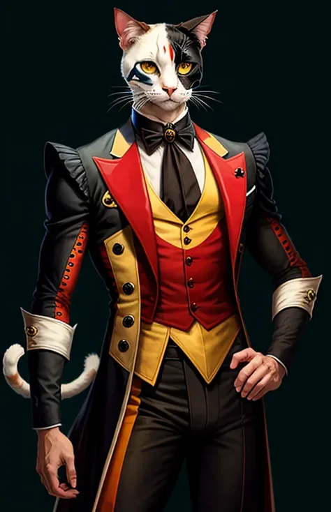 Sexy cat harlequin guy