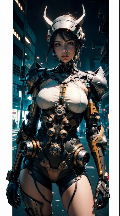 ((1 cyber girl in front of the camera)) (Mechanically made limbs:1.2),((mechanical limbs)),(Blood Vessels Attached to Tubes),(mechanical vertebra attaching to the back),((mechanical cervical attachment to the neck)),inexpresivo,(alambres y cables que se fi...