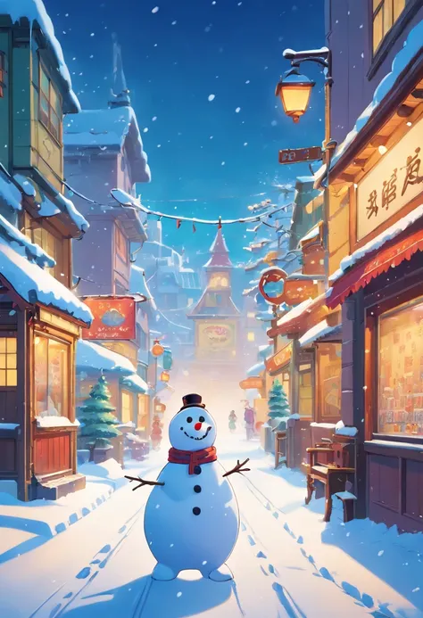 "((8k uhd high detail, 8k cinematic art)), In an 90s cartoon style, a snowman takes on the role of a superhero in a charming scene. Dressed in a vibrant cape and heroic accessories, the snowman displays a happy face as he waits for a bus. Positioned Centra...