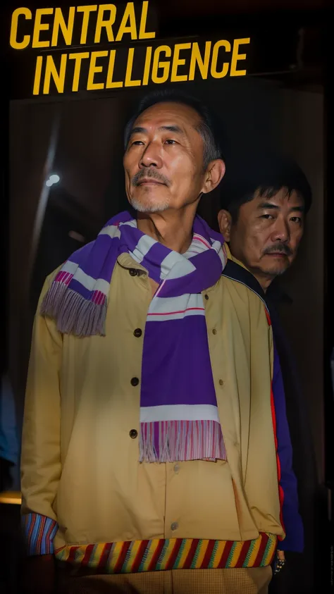 RAW photo, a portrait photo of 50 y.o japanese man in clothes, night tokyo, (high detailed skin:1.2), 8k uhd, dslr, soft lighting, high quality, film grain, Fujifilm XT3