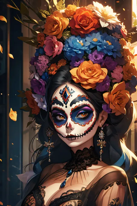 Catrina makeup,