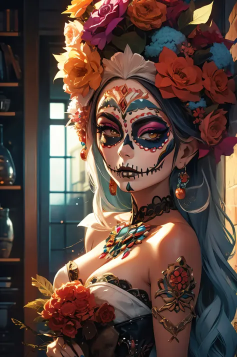 Catrina makeup,