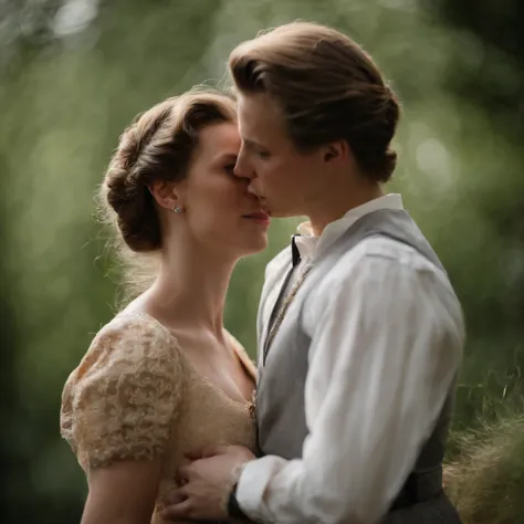 sexy princess anne of the UK age 20, lesbian, embracing her lesbian 20 year old lover who is a lover and a commoner and passionately kissing on the mouth and hands on each others breasts