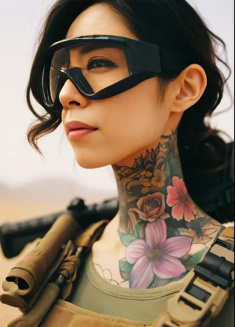 Realistic skin textures、The tattoo