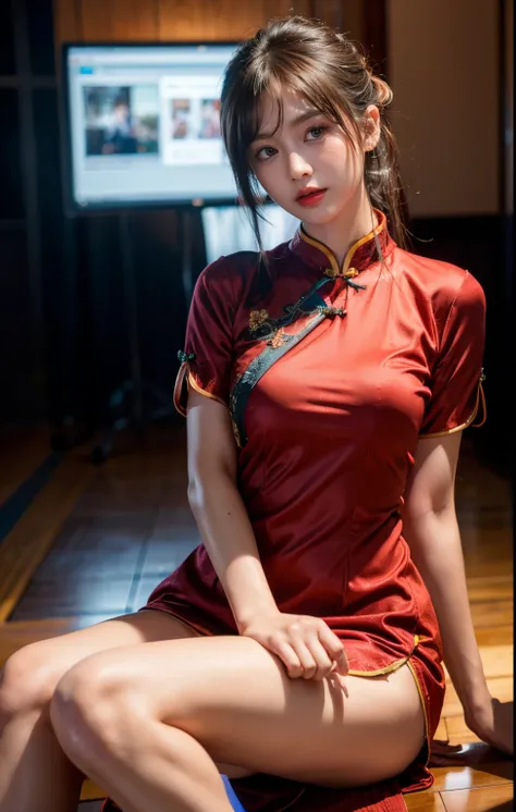 ulzzang -6500-v1.1, (Raw photo:1.2), (Photorealistic:1.4), Beautiful detailed girl, Very detailed eyes and face, Beautiful detailed eyes, （Wet crotch:1.5）,Ridiculous, Incredibly ridiculous, Huge file size, （super detailed wet pussy）, High resolution, Very ...