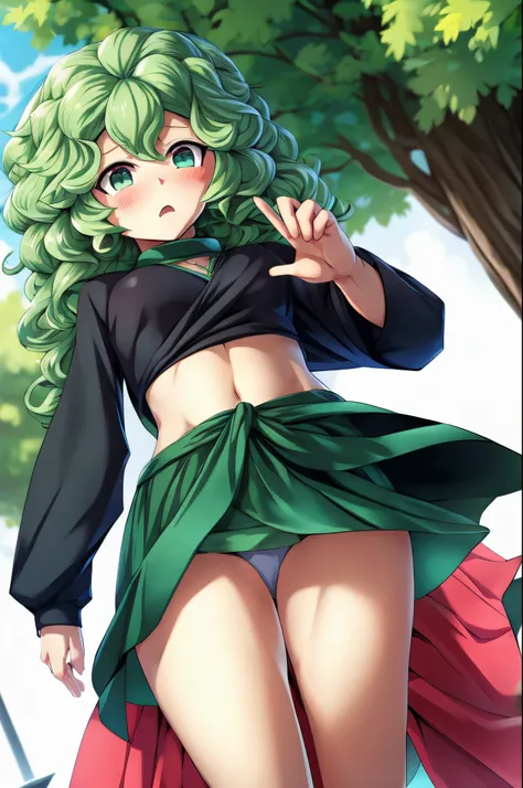 petite tatsumaki, accidental exposure