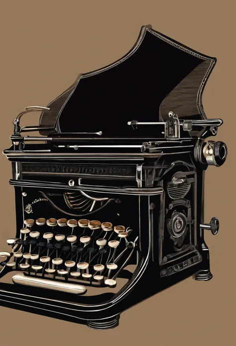 A close-up of a vintage typewriter.,original,being more than six feet tall, very lean, with piercing eyes and a thin hawk-like nose. Holmess voice was high and occasionally strident.