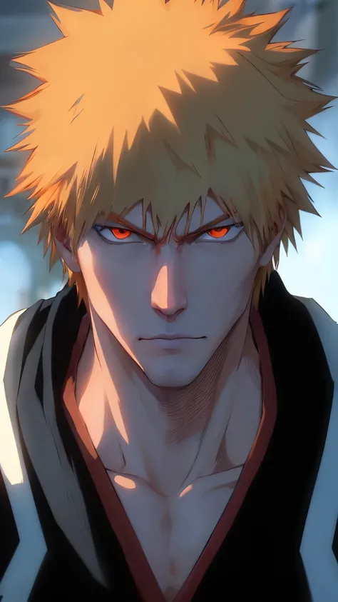 Hyperrealistic version of Ichigo Kurosaki, hyperdetailed, 8k, hyperrealistic