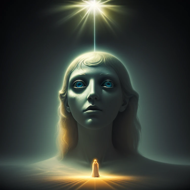 let there be light, surreal art, high resolution