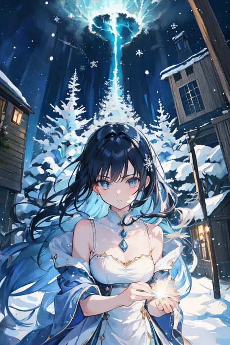 Create exquisite illustrations reminiscent of Makoto Shinkais style, It has ultra-fine details and top-notch quality. Create an enchanting illustration that captures the essence of winter with a focus on a girl, infusing elements of the extraordinary, and ...