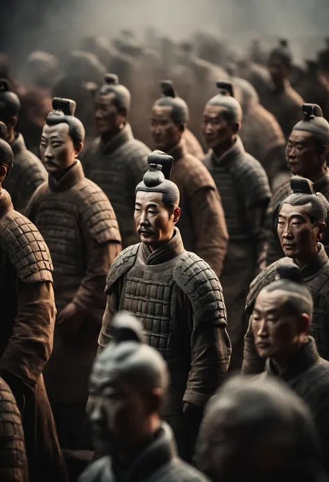 filmposter，，terracotta warriors，A lone