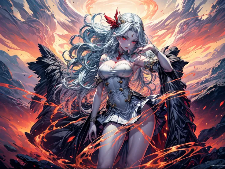 Fantasyart, The art of cosplay, photore, raw, (ultra - detailed: 1.5), It is better to be detailed, Photo of a female vampire standing in the Holy City. Peter in the Vatican, Exquisite and beautiful female vampire, full bodyesbian, (best detail face: 1.2),...