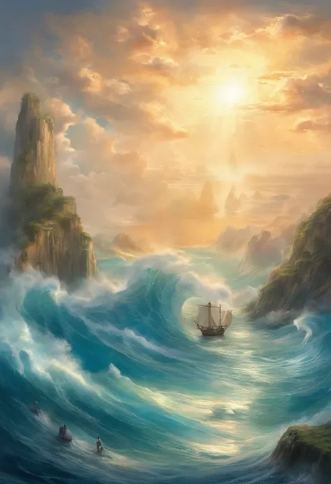 The Exodus of Moses、600,000 people々There are huge walls of water on both sides..........、.、separate the water、divide water into left and right、A great crowd divides the sea in two、Dividing the ocean、the sea rises、The sea rises from side to side、divide the ...