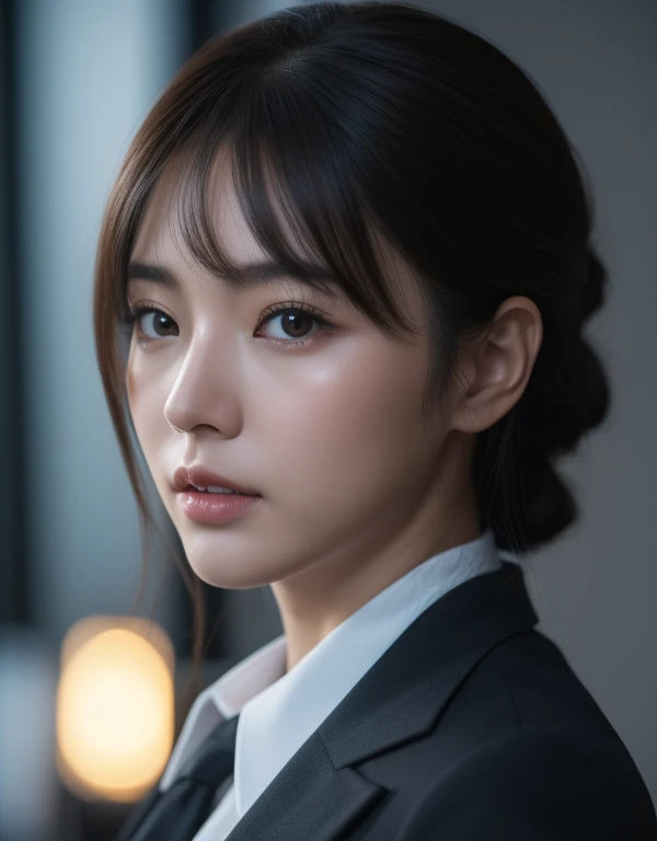 Ultra Detail, High resolution, ultra-detailliert, Best Quality, amazing, of the highest quality,统一 8k 壁纸, Cinematic lighting, japanes,OL,In the office,Recruit Suit,27yo