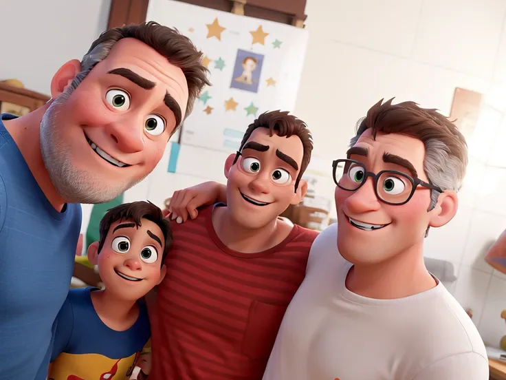 Criar imagem disney pixar desta foto