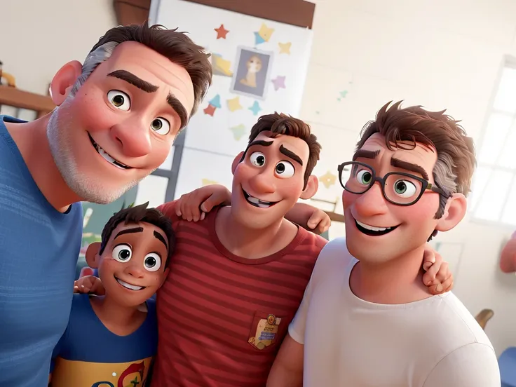 Criar imagem disney pixar desta foto