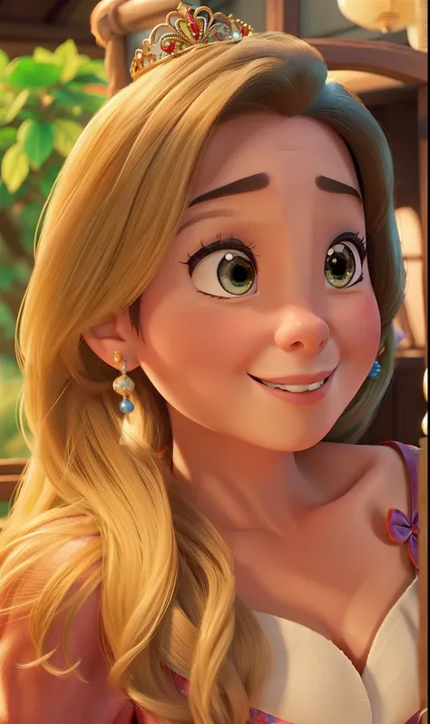 Estilo Disney pixar, princesa, japonesa, 53 anos,