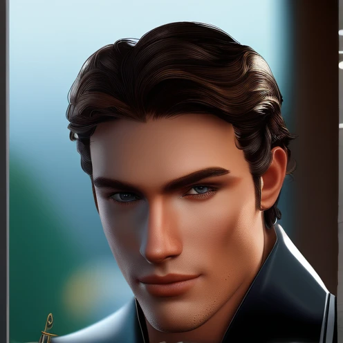 Sebastian Sallow is a male of average height with bronze brown hair and brown eyes. His skin is slightly tanned and covered in freckles. He has an oval face and is almost constantly smiling. He has full lips and thick brows. His body is lean but still soft...