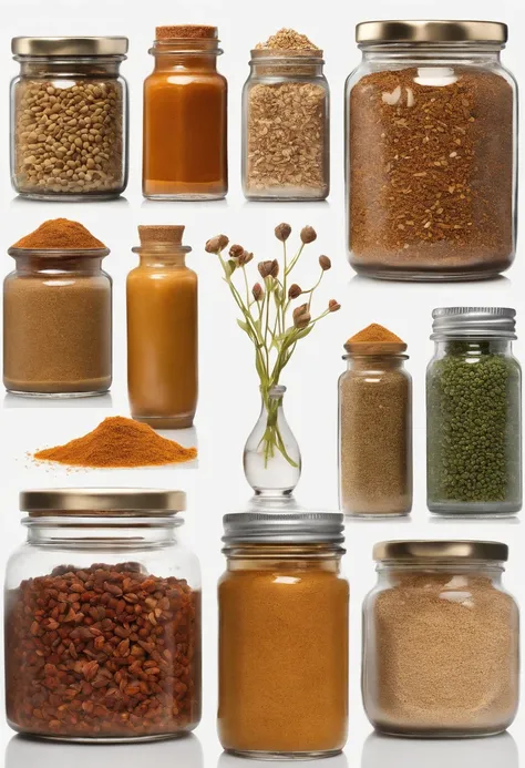 The image is a close-up of a colorful array of spices and herbs in glass jars on a clean white countertop.,original,((Character: William "Billy" Washington))
((Male + man))
((Hair: Shaggy + brown + messy))
((Facial features: big blue eyes + expressive eyes...