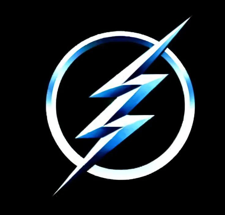 the flash logo is shown in a blue circle, lightning symbol, ((((lightnings)))), with lightning bolts, (Parafusos), Raio, raio, Electric, foto de perfil, Directed by: Derek Zabrocki, Directed by: Randy Gallegos, Directed by: Eddie Mendoza, imagem de perfil,...