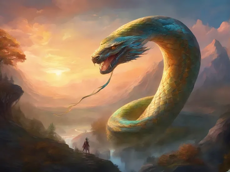 giant mythical snake