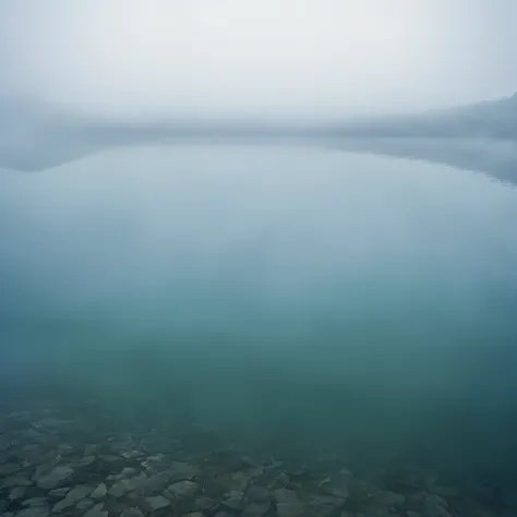 zephyritis, above the water into the mist, no people