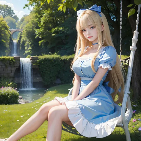 (alice in wonderland)、​masterpiece、ultra-realistic、top image quality、超a high resolution、8k photo、the ultimate beauty、bright phot...