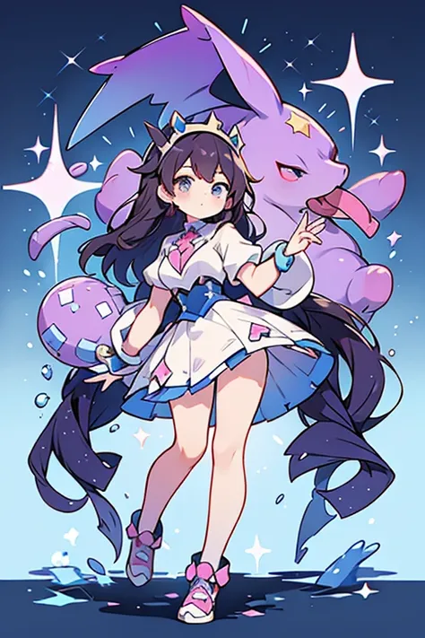 human Nidoqueen ; glitter; full body; outfit Nidoqueen inspired