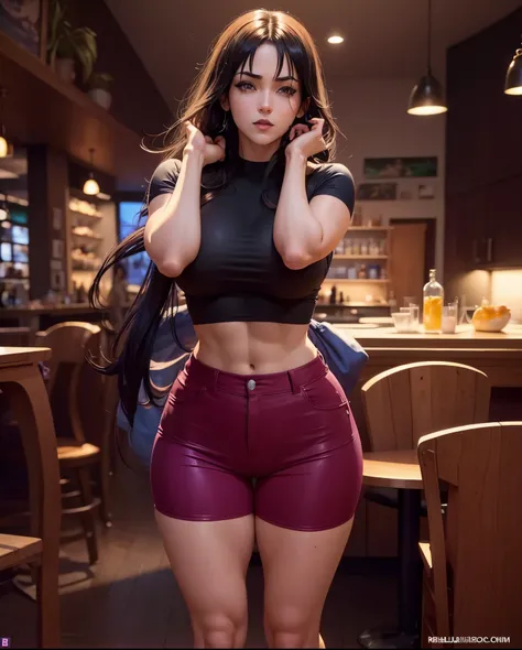 Hinata Hyuga Extremamente Realista, sexy bunda grande pernas grossas e Fitness, brasileira, rosto belo, ((( a mulher mais linda do Brasil)))