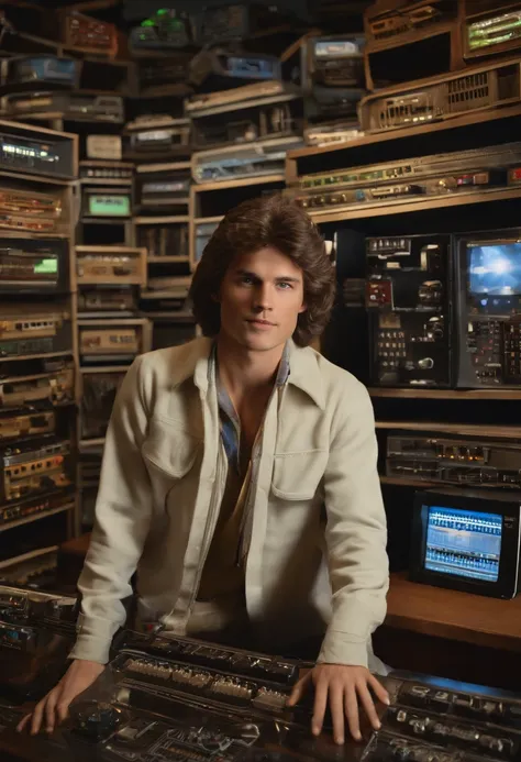 A photo of a vintage Commodore 64 computer.,Ready Player One,Appearance-wise, Halliday is often described as having a gangly frame, with messy hair, and typically dressed in a vintage style that echoes his obsession with the past. In his digital avatar for...