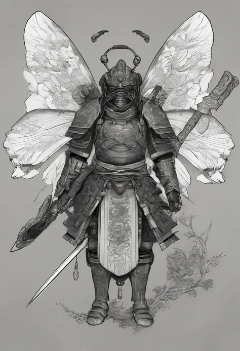 Envision a whimsical scene where a Bumblebee dons the attire of a fearless samurai warrior, embracing the fusion of nature and ancient martial prowess. Dive into extreme micro-details to capture the intricate elements of this imaginative character.

Highli...