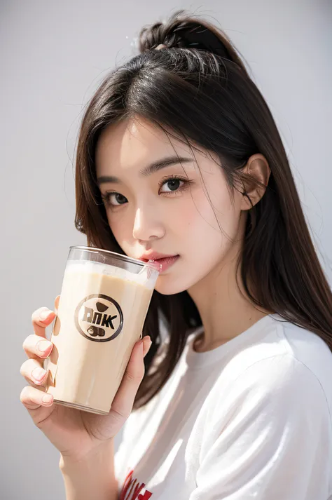 Milk tea logo