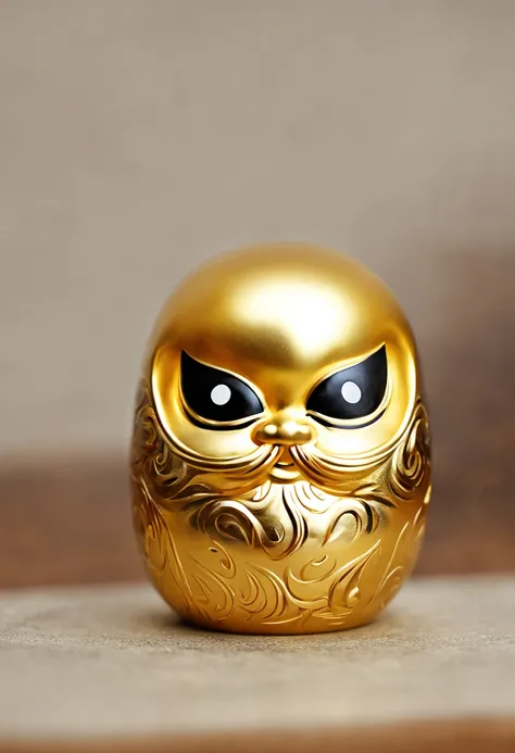 Good luck Daruma、golden colored、Deities々Right、Golden Luck、Messenger of God