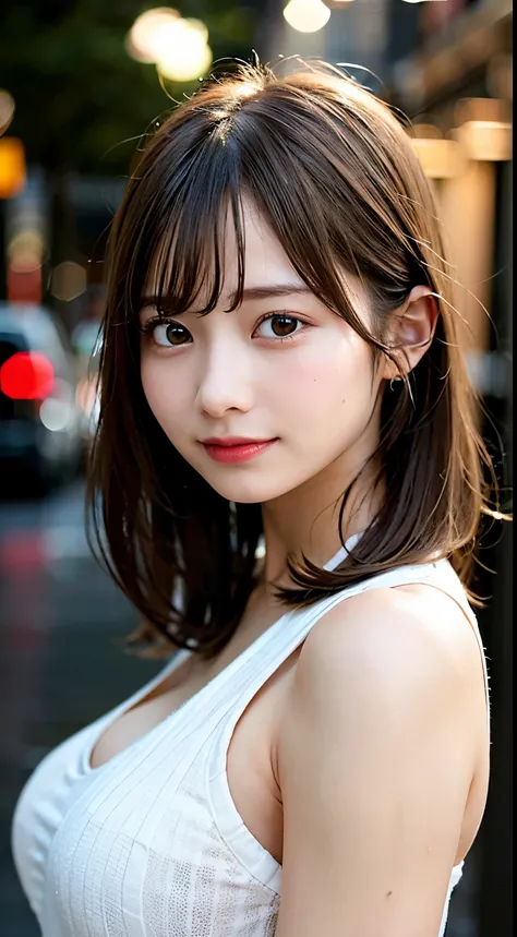 (8K, Raw photo:1.2), Detailed face and eyes,Best Quality, 超A high resolution, Highly detailed ,intricate detailes ,masutepiece ,Cute Girl , Soft cinematic light, Hyper-detailing,Sharp Focus, High quality, Blonde hair, bob cuts, tits out, Get wet in the rai...