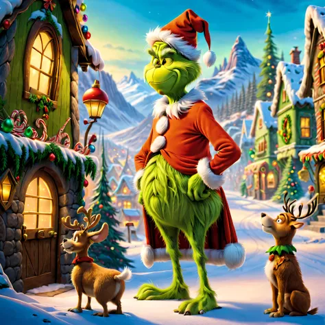 A lonely guy known as "The Grinch" lives on the top of a mountain. At the foot of the mountain is a town as beautiful as gingerbread, Whoville.As the town of Whoville prepares for Christmas, the Grinch plans to ruin the holiday for everyone.The Grinch, who...