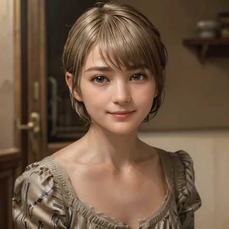 102
(a 20 yo woman,is standing), (A hyper-realistic), (high-level image quality), ((beautiful hairstyle 46)), ((short-hair:1.46)), (Gentle smile), (Keep your mouth shut), (trompe loeil), ((trickart))