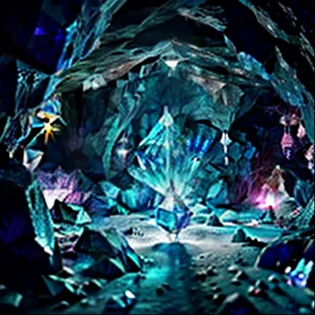 a cave with lots of crystals, glowing crystal cave, with crystals on the walls, lots of diamonds unearthed, magical cave, mobile game background, crystals enlight the scene, cave glowing stones, cave crystals, cave background, dungeon background, backgroun...