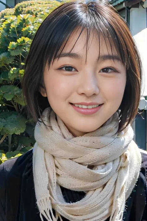 ((Show face only、Close-up of face、no-makeup、ears sticking out of the gaps in the hair,,,,,,,,))、(realisitic、Photorealsitic、ultra-detailliert、Highest Details Skins、top-quality、​masterpiece、超A high resolution)、Cute Japan Woman、17 age、hi-school girl、younggirl...