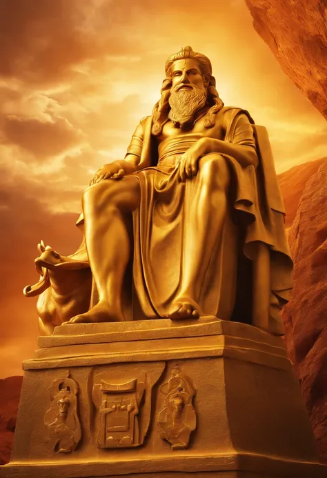 The Ten Commandments of Moses、moses tablet、on the tablets of moses、golden bull golden bull statue