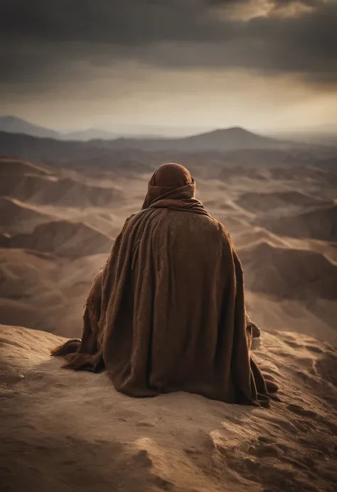 The Ten Commandments of Moses、moses tablet、the top of mount sinai、Moses bows down to God、bow down to god、Sitting on the soil、Sitting on the soil