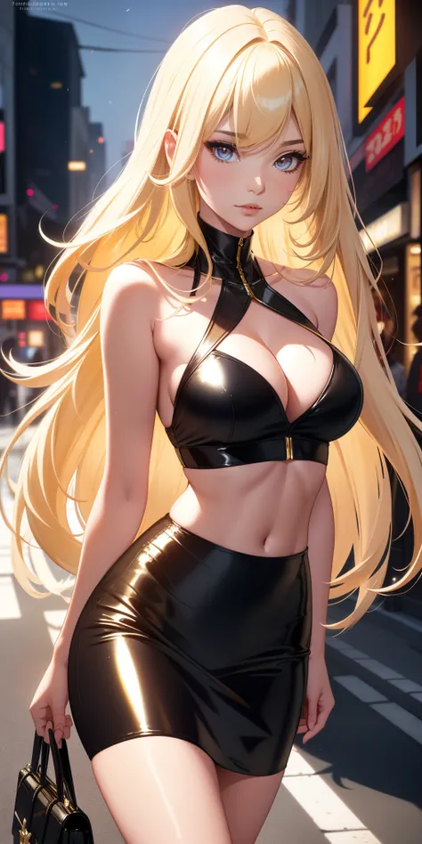 Medium breasts a little sagging, 1 woman, (("long dark yellow hair" voluminous, with tousled bangs)) ((cute and beautiful girl)), double eyelids, detailed eyes, hyper-detailed eyes, light effect on the eyes, detailed iris , has an extremely sexy appearance...