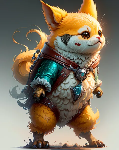 "Create a masterful masterpiece of cute creatures with ultra-detailed concept art inspired by. Utilize Stable Diffusions power to unleash your inner Cu73Cre4ture programmer and bring your imagination to life!", high detailed, 8k